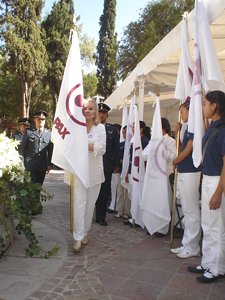Entrega de la Bandera de la Paz a Guanajuato