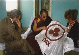 Dalai Lama and A.Rodriquez, 1990